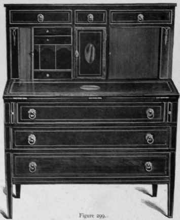 Inlaid Writing Table, 1810.
