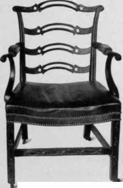 Ladder Back Chair, 1760 70.