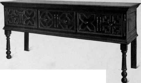 Oak Sideboard Table, 1690 1700.