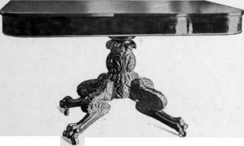 Part of Dining Table, about 1820.