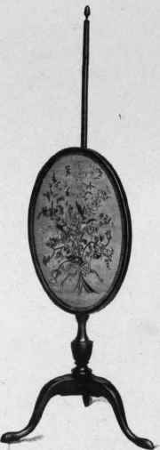 Pole Screen, about 1790.