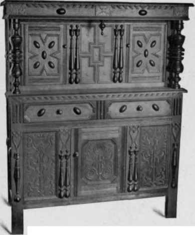 Press Cupboard, last quarter seventeenth century.