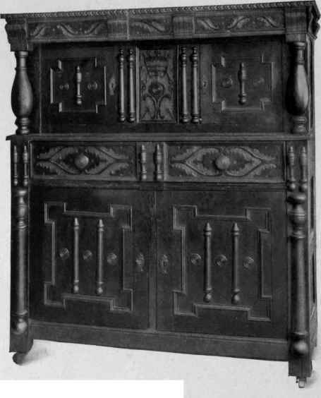 Press Cupboard, last quarter seventeenth century.