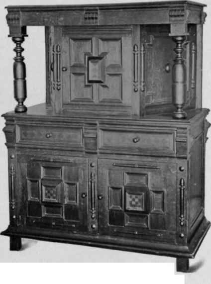 Press Cupboard, last quarter seventeenth century.