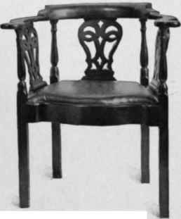 Roundabout Chair, third quarter eighteenth century.