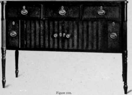 Sheraton Sideboard, 1795 1810.
