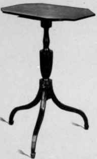 Tripod Table, about 1800.