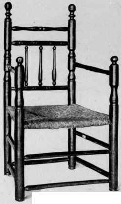Turned Chair, Carver style, 1650 1700.
