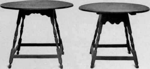 Two Turned Tables, 1700 10
