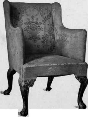 Upholstered Chair in Chippendale style, 1760 70.