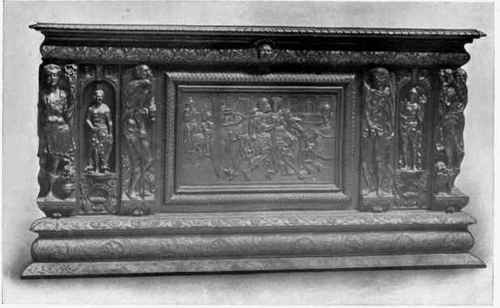 PLATE VII. Huclie, or Bahut (Sixteenth Century). CLUNY MUSEUM, PARIS.