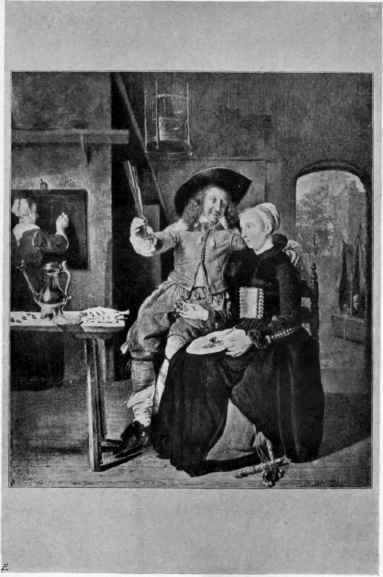PLATE XLI. Breakfast, by G. Metsu, Dresden,