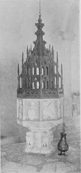 Barking, Suffolk, Font Cover
