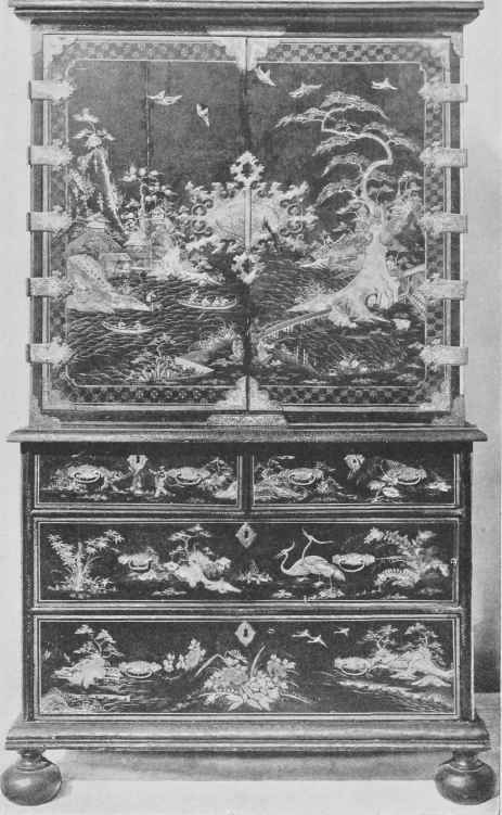 Black Lacquered Cabinet.