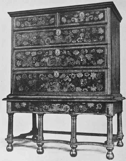 Chest Of Drawers On Stand.