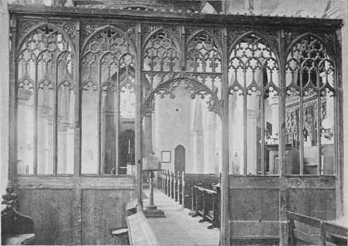 Fig. no. Barking, Suffolk, E. Side Of Chancel Screen.