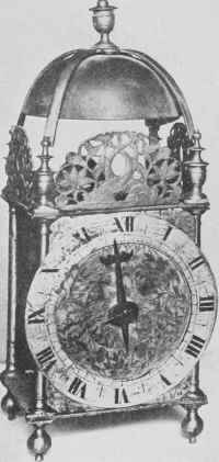 Lantern Clock With Dolphin Frets.