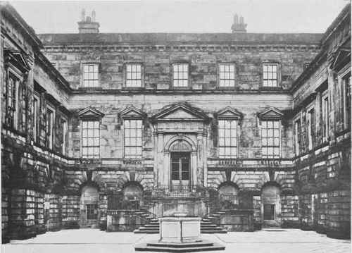 Lyme Park, Cheshire. Leoni's Central Courtyard.