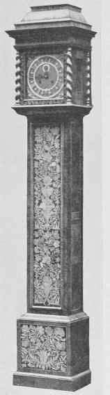 Miniature Clock With Skeleton Dial.