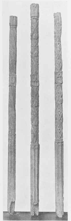 Oak Bedposts.