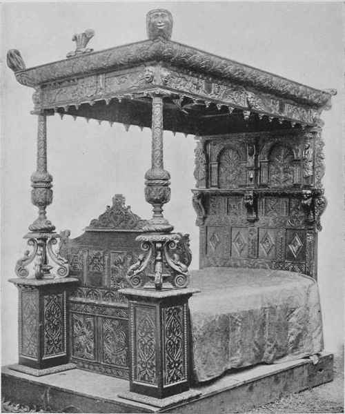 Oak Bedstead.