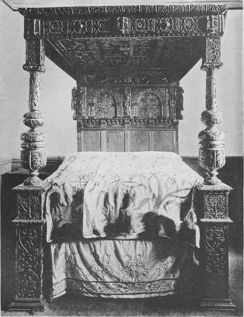 Oak Bedstead.