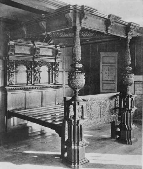 Oak Bedstead.