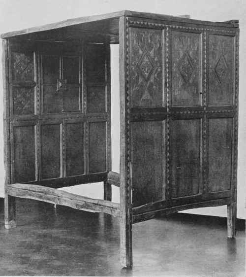 Oak Bedstead, Midland Type.