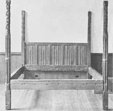 Oak Bedstead (Tester Missing).