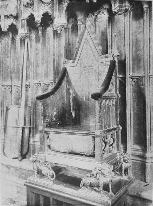 Oak Coronation Chair.