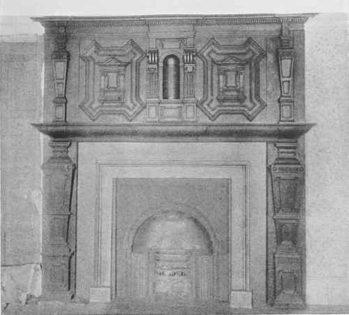 Oak Panelling And Mantel From Sherard House, Eltham, Kent.