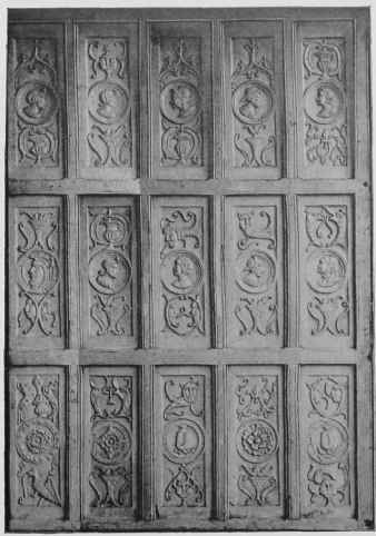 Oak Panelling From A House At Waltham.