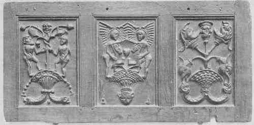 Panel Of Oak Chest.