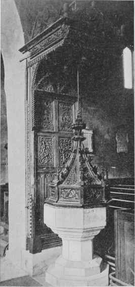 Pilton, Devon, Font Cover And Canopy.