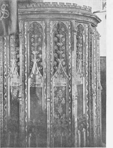 South Burlingham, Norfolk, Decorated Pulpit.