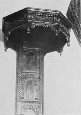 The Canopy Of The Pulpit Below.