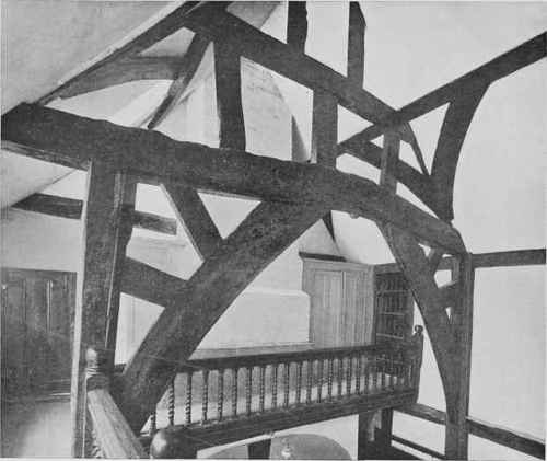 Timber Roof In The Staircase Hall At Bablake Schools, Coventry.
