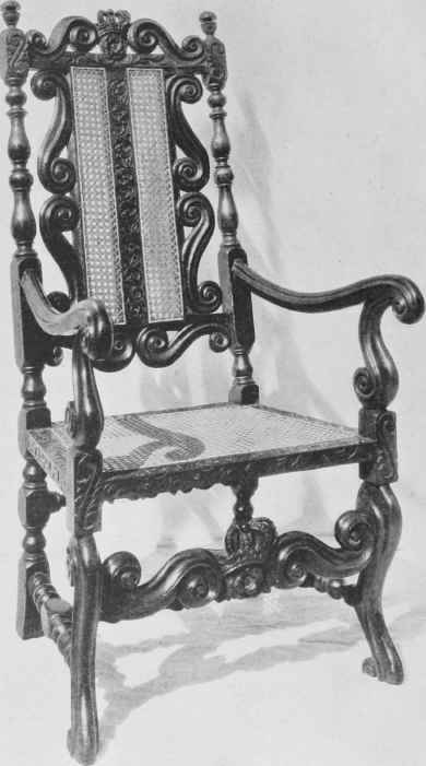 Walnut Arm Chair.