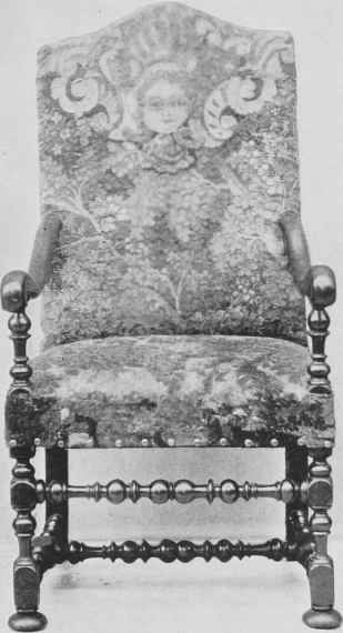 Walnut Arm Chair.