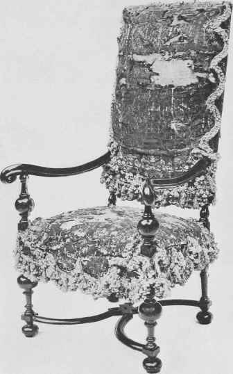 Walnut Arm Chair.