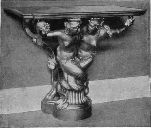 CONSOLE. Beginning of Louis XVI Epoch. Garde Meuble National, Paris.