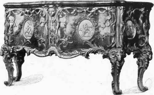 MEDAL CABINET. By Slodtz. From the private apartments of Louis XV at Versailles.