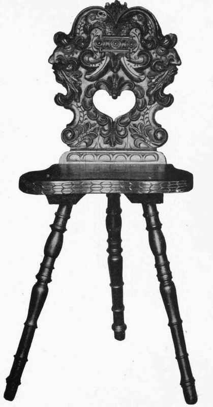 RENAISSANCE CHAIR. Palace of Compiegne.