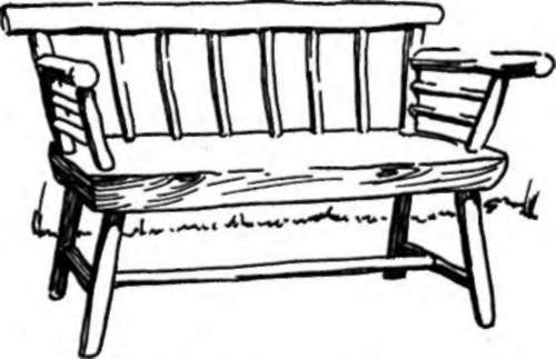 Rustic Garden Bench