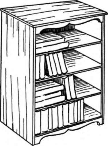 Standing Book Shelves