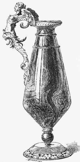 Antique Sardonyx Vase, mounted in enamelled gold work of the Henry II. period. (Louvre.)