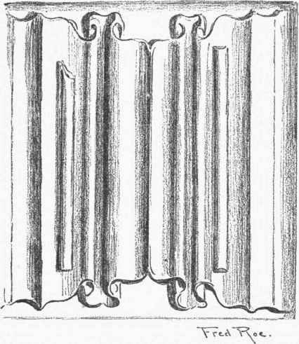 LINEN PANEL, FROM CUPBOARD REPUTED TO HAVE COME FROM PLESSIS LES TOURS
