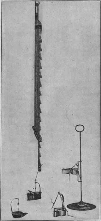 Betty Lamps, Seventeenth Century.