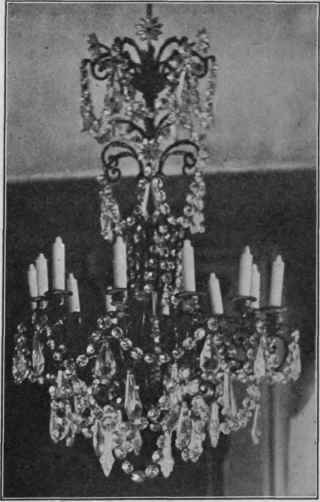 Crystal Chandelier, about 1760.