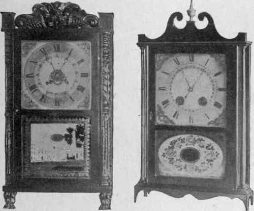 Eli Terry Shelf Clocks, 1824.